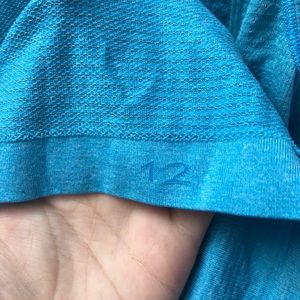 lululemon athletica Tops - Lululemon blue run swiftly tank sz 12 lululemon athletica Tops - Lululemon blue run swiftly tank sz 12
